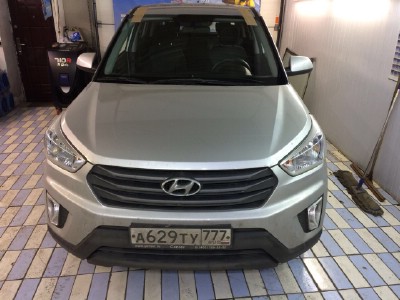 Установка лобового стекла Hyundai Creta 2016-
