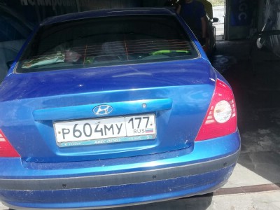 Установка лобового стекла Hyundai Elantra SED + HB 2000-2006