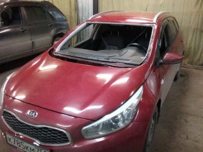 Установка лобового стекла KIA CEED 5D HB, унив 2004-2010