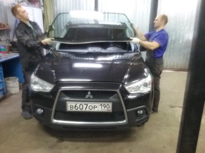 Установка лобового стекла MITSUBISHI ASX 5D -