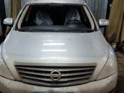 Установка лобового стекла Nissan Teana II 4D Sed 2008-2014