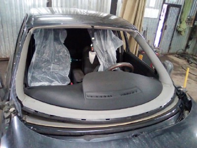 Установка лобового стекла Renault Megane Scenic II -