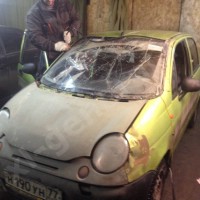 Установка автостекла на Daewoo Matiz