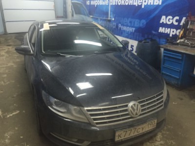 Установка лобового стекла Volkswagen Passat CC 4D 2012-