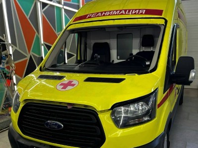 Установка лобового стекла Ford Transit