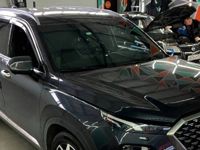 Установка лобового стекла Hyundai Palisade -