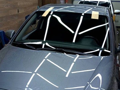 Установка лобового стекла Hyundai Solaris 2017-