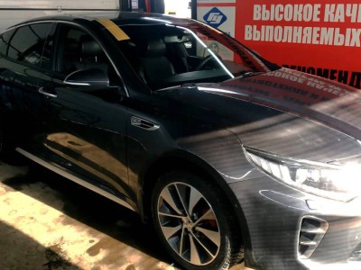 Установка лобового стекла Kia Optima 2016-2020
