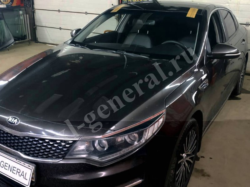 Установка лобового стекла Kia Optima 2016-2020
