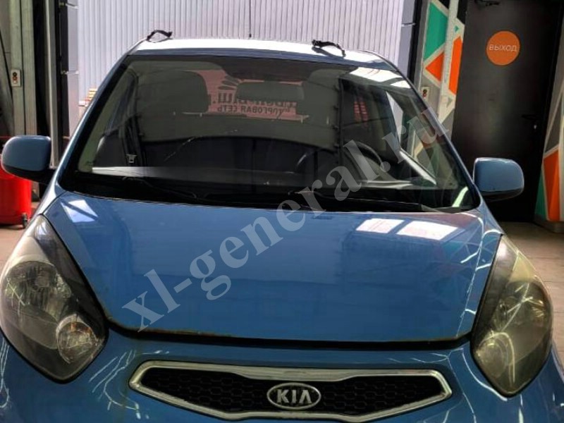 Установка лобового стекла Kia Picanto 2011-