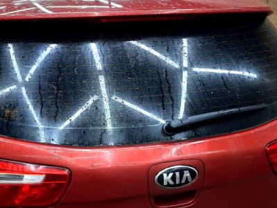 Установка лобового стекла Kia Rio III 2010-2017