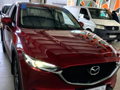 Установка заднего стекла Mazda CX-5 II 2017-
