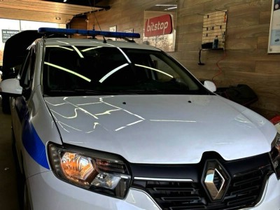 Установка лобового стекла Renault Logan II 2013-