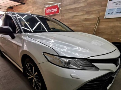 Установка лобового стекла Toyota Camry V70 -
