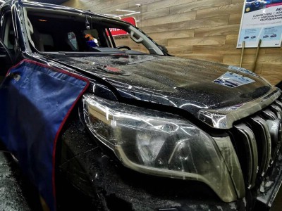 Установка лобового стекла Toyota Prado J150 -