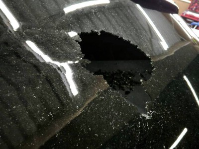 Установка заднего стекла BMW X4 2021-